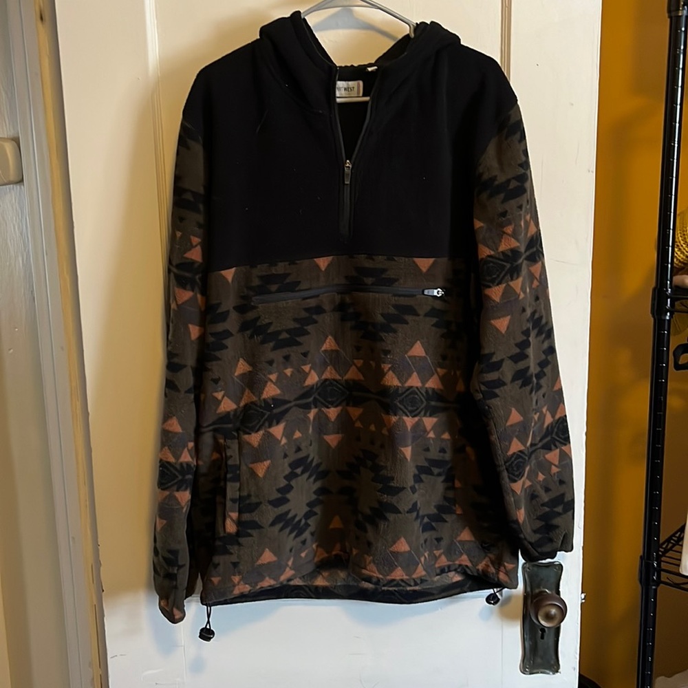 Men’s XL Fleece Quarter Zip Hoodie